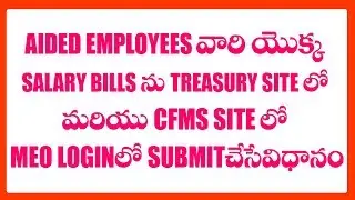 AIDED EMPLOYEES SALARY BILL PREPARATION PROCESS IN DDO REQ TREASURY SITE
