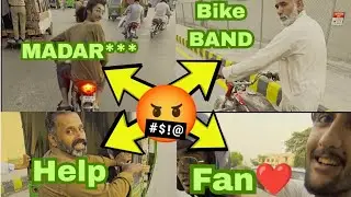 NEW BIKE 🏍 PUBLIC REACTIONS 😍😍😍😍 AND DRAG RACE WITH YAMAHA YBR150...