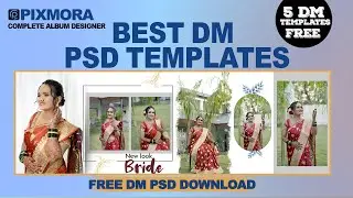 DM Creation Free PSd Download | Pixmora album software | Best album design software