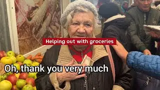 Helping out with groceries
