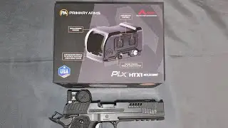 Коллиматорный прицел Primary Arms HTX-1 ACSS: распаковка, установка и первый обзор.