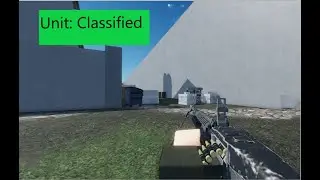 Checking out the new game Unit: Classified in Roblox