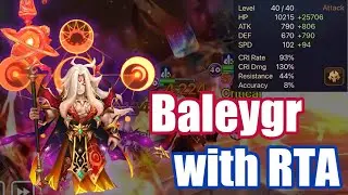 【Summoners War | Curry's RTA】The Power Baleygr, is he useful in RTA???