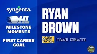 OHL Milestone | Ryan Brown | First Career Goal