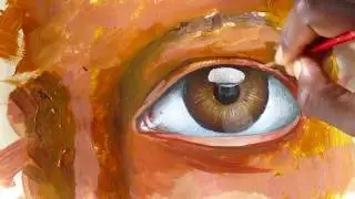 Painting an eye || ACRYLIC PAINTING techniques