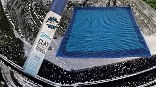 The Rag Company Ultra Clay Decontamination Fine Grade Towel #autodetailing #cardetailling #asmr