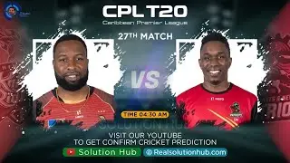 CPL 2021 27th Match Prediction ST Kitts and Navis Patriots vs Trinbago Knight Riders | SKP vs TKR |