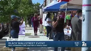 Black Wall Street showcases small business owners