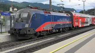 Zugbildung Spezial: ÖBB Taurus🌛 Nightjet - Lok🌟 mit CityShuttle DoSto in Vorarlberg