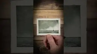 Painting a Lost Ship #shorts #timelapse #art #watercolor #moody #tinyart #dark #darkart