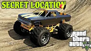Rare Monster Truck Secret Spawn Location Gta 5 Story Mode 🔥