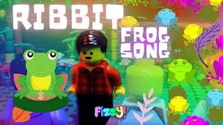 Ribbit (Frog Song) | Lego Stop Motion Music Video | Fizzy!