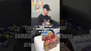 POV: you&rsquo;re only allowed to open DAMAGED products 😈 #beyblade #beybladex #collection #anime