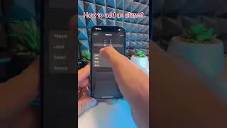 HOW TO ADD AN ALARM ON IPHONE 16 PLUS? #iphone16plus #apple #tutorial #howto #fyp #tips #iphone