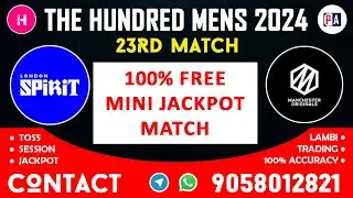 Open Match | London Spirit vs Manchester Originals 23rd Match Prediction Preview 11 team