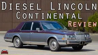 1984 Lincoln Continental Turbo Diesel Review - A Terrible Sedan With A BMW DIESEL ENGINE!