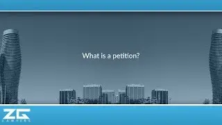 What is a petition?