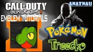 COD Black Ops 2 - Treecko (Pokemon) Emblem Tutorial