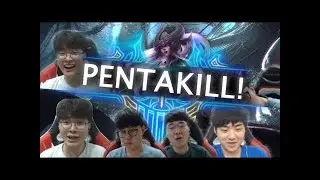 1 Faker vs 3 SKT - SYNDRA PENTAKILL - Faker's Stream Highlights (Translated)