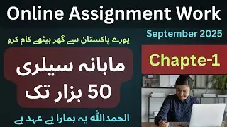 Chapter-1 Online Assignment Work | Puray Pakistan Say Ghar Bythe Kaam Karo #waqarcheemaadv 