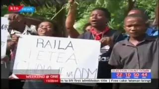 Malindi residents protest against Woman Rep Aisha Jumwa and Governor Amason Kingi