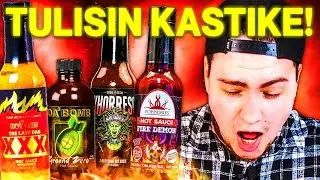 Testataan MAAILMAN TULISIMMAT kastikkeet!🔥