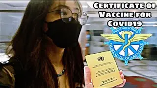 ICV Certificate of Vaccine for Covid19 BOQ McKinley Manila | International Certificate Vaccine