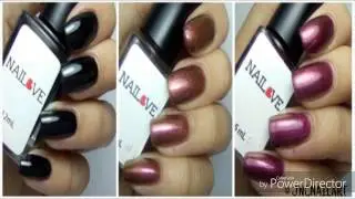 Swatches of Galaxy Collection NailLove Cosmo by Hbc | JncNailart