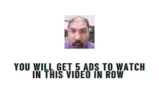 YOU WILL GET 5 ADS TO WATCH UN THIS VIDEO IN ROW 🤯 ( CHALLENGE ) #browfinff
