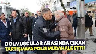Sakarya’da Şehir Merkezindeki Durakta Hareketli Dakikalar