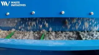 Carpet, Nylon and Yarn Waste - Demo 2 Shredding: Single Shaft Shredder WT40120 - Waste Initiatives