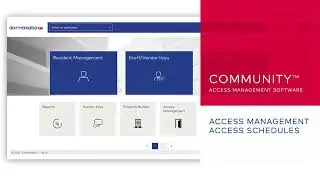 Community Software - Access Management - Access Schedules
