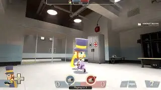 Team fortress 2 but i modded hat kid from a hat in time