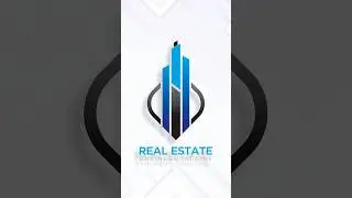 Real Estate logo #youtubeshorts #logo #coreldrawx7 #viral #shorts #graphics #building #realestate