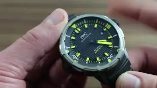 IWC Aquatimer Automatic 2000 IW3580-01 Functions & Care Guide