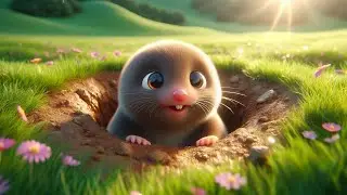The Magical Friendship 🌟 | Cute Mole & Butterfly | Silent Short Animation