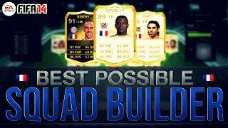 BEST POSSIBLE FRANCE TEAM! w/ LEGEND CARDS | FIFA 14 Ultimate Team Squad Builder