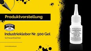 Produktvorstellung Industriekleber Nr.500 Gel  - hochviskoses Industrie Gel für Offenporige Flächen