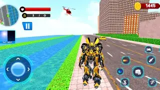 Robot Araba Oyunları - Optimus Multiple Transformation Jet Robot New Map #19 - Android Gameplay