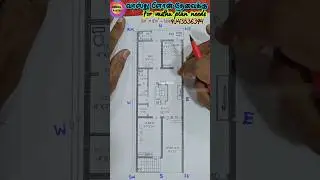 20'&times;50' South facing house plan #ambalvasthu #125kuli #houseplan #pasumanai #buidingage75years #plan
