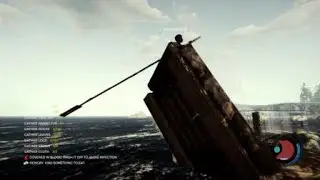 The Forest flying raft