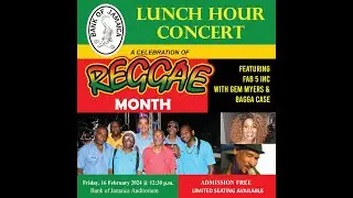 Bank Of Jamaica's Lunch Hour Concert - 16 February 2024