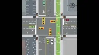 Split-Phase Traffic Operation on 6th Avenue and Victoria Street