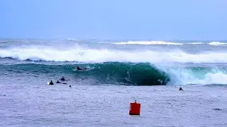 Bodyboarders find a haven for waves during treacherous storm swell (RAW Bodyboarding)