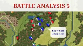 Lines of Battle Gameplay - Battle Analysis - Mountain battle