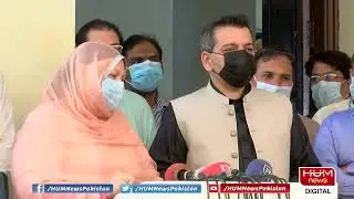 Murad Raas and Yasmin Rashid talks to media