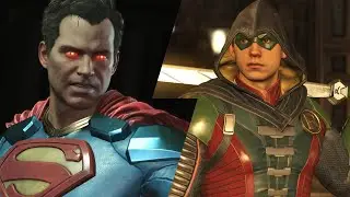 Injustice 2 - Superman vs Robin | All Intro/Interaction Dialogues