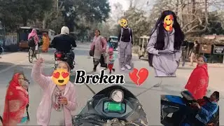 Random Cute Girls 🥰 ride in my bike Cute Girls Reaction in Bunny Helmet #subscrbe