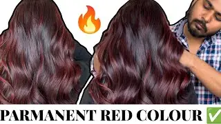 Hot red hair करना सीखिए full ℹ️ red and black hair color 💥 different shades of red hair color