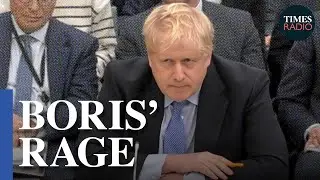 Boris' rage over partygate grilling